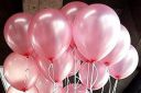 AMFIN® (Pack of 25) 10 inch Metallic Balloons Pink for Birthday Decoration, Decoration for Weddings, Engagement, Anniversary - Light Pink...