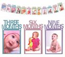 AMFIN® photo banner for first birthday/First Year Birthday Photo Banner/Monthly Photo Banner (12 Months)...