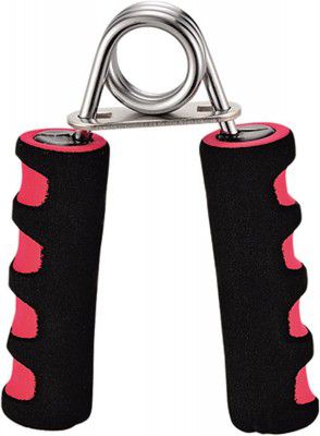 AMIFIT Premium Hand Grip Strengthener with Foam Handle (Red-Black)