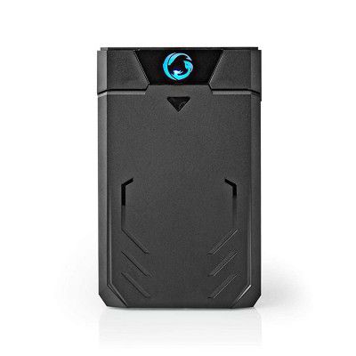 Amigo Nedis Gaming Hard Disk Enclosure | USB 3.1 | High Speed Data Transfer Upto 6 Gbps | 2.5 inch SATA (Black)