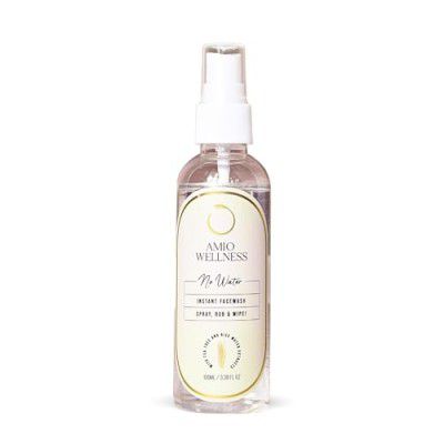 Amio Wellness No Water Face Wash | Gentle Cleansing for Men and Women | Ideal for Dry, Oily, and Acne-Prone Skin | Removes Dirt and Impurities | SLS and Paraben Free | 100ml Pack Size