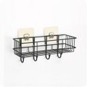 Amiraj Wall Mounted Self-Adhesive Bathroom Organizer | No Drill Kitchen Rack ...