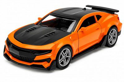 Amisha Gift Gallery Diecast Toy Car for Kids 1:36 Scale Model Metal Pull Back Sports Car Boys | Die Cast Metal, Pull Back Sports Car Model, LED Lights & Sound, Openable Doors, Mini Muscle Cars