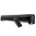 Amkette Boomer Compact 16W Bluetooth Soundbar with Remote Control I 8 Hours Play Time | Built-in Antenna | Integrated Subwoofer | 6 Equalizer Modes I AUX, Bluetooth, USB, SD & TWS I Type C Charging...