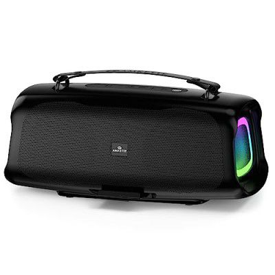 Amkette Boomer FX Pro Bluetooth Speaker with 30W Rich Sound (Black)