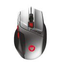 Amkette Evofox Shade Gaming Mouse with 7 Rainbow Color Lighting with Fade Effect | 1200-1800-2400-3600DPI | Ergonomic Design | 10 Million Clicks | Durable Huano Switches | Lightweight (Grey)...