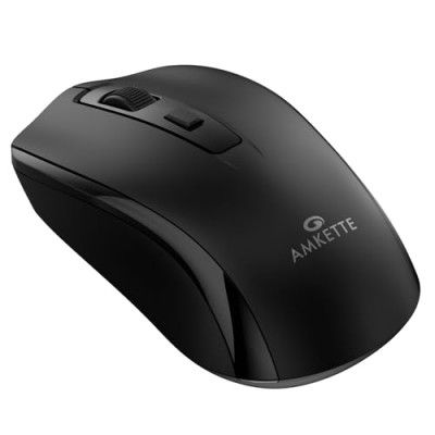 Amkette Hush Pro Astra Wireless Mouse (Black)