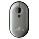 Amkette Hush Pro Byte Bluetooth Mouse | Advance BT 5.3 Dual Wireless with 2.4 GHz Wireless Connectivity | for PC, Phone & Tablets | Adjustable DPI Up to 1600 | Silent Clicks | Power Saving Features |...