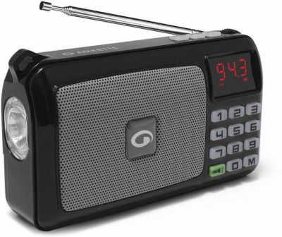 AMKETTE Trubeats Pocket FM Radio (Black)