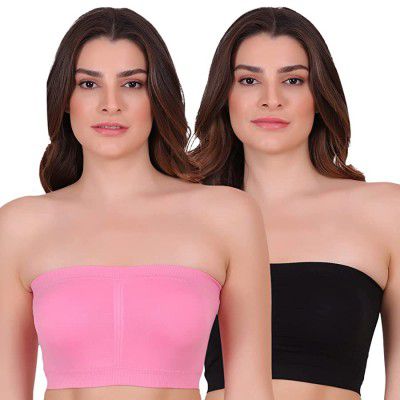 Amour Secret Womens Lightly Padded Tube/Bandeau Bra TB013 Pack of 2