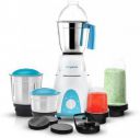 Amplesta PerX 750 W Mixer Grinder  (750W Mixer Grinder Blender | 5 Jars | White Blue)...