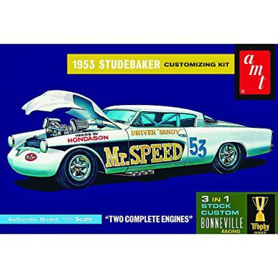 AMT USA 1/25 Scale 1953 Studebaker Starliner Mr Speed Plastic Model Kit