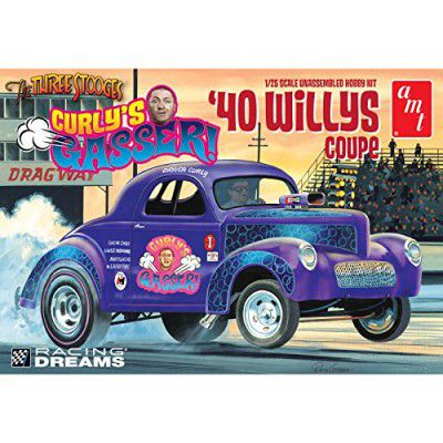 AMT USA 1/25 Scale 40 Curlys Gasser Willys Coupe Plastic Model Kit