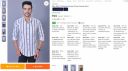 AMYOU Men Slim Fit Striped Spread Collar Casual Shirt...