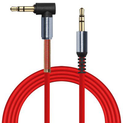 AMZER 3.5mm Right Angle Stereo Auxiliary Cable (3 feet)