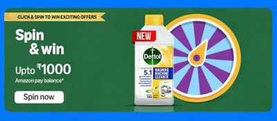 Amzon FunZone: Spin & Win Up to ₹1.000 APay Balance