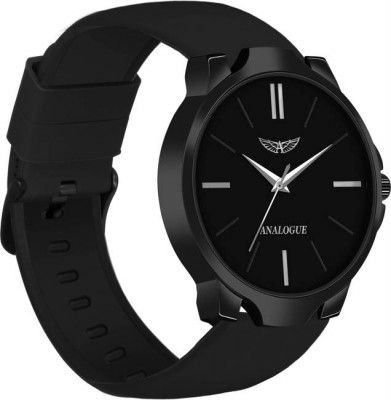 ANALOGUE Minimalist Slim Series | Boys Analog Watch - For Men ANLG-492-BLACK-BLACK-SC