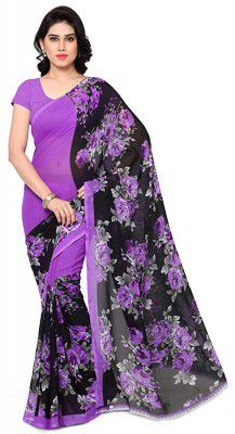 Anand Sarees Georgette Saree with Blouse Piece 