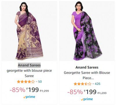 Anand Sarees Starting from ₹199
