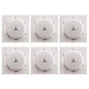 Anchor by Panasonic 66504 100W, Step Fan Regulator (For High Speed Fans), 2M (White, Pack of 6)...