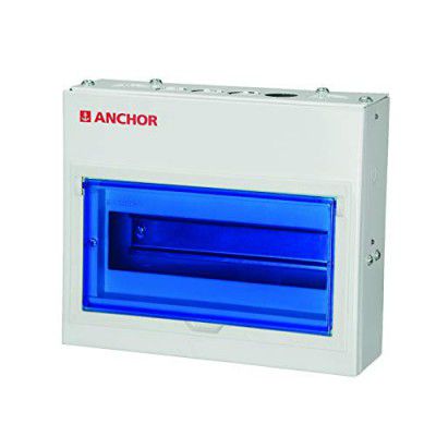 Anchor by Panasonic 16022 Transperent Door SPN 6 Way Distribution Board
