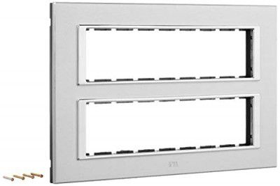 Anchor By Panasonic 66916BA Roma Urban Modular Polycarbonate 16M Square (Brushed Aluminium, Pack of 5)