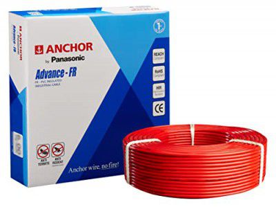 Anchor by Panasonic Advance FR 0.75 Sq.Mm. Red 90 Meter Anchor by Panasonic Advance Fr 1100V High Voltage Industrial Cable