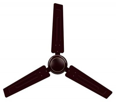 Anchor by Panasonic Air Wave 1200mm Ceiling Fan, 1 Star Rated Ceiling Fan for Home, Glossy Brown - 14219GBR