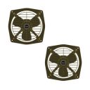 anchor by panasonic ANMOL 300 mm Exhaust Fan For Kitchen, Bathroom with Strong Air Suction, 50W (Metallic Grey) (Pack of 2)...