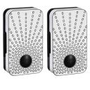 Anchor by Panasonic Ding Dong Door Bells Dual Tone Aesthetics for Home 240 V (White, Pack of 2)...