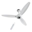 ANCHOR by panasonic Ecobreeze 1200mm BLDC Ceiling Fan (3 Blade, Matt White) with Remote, Medium (14143MWH)...