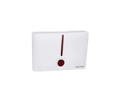 Anchor by Panasonic Mantra Door Bell for Home and Office (Pack of 2, White)
