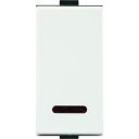 Anchor by Panasonic Roma Plus Modular Polycarbonate 1m 10A/16A One-Way Switch with LED Indicator (White, Pack of 20)...