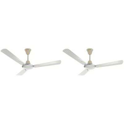 ANCHOR Sonora DLX Star Anti Dust High Speed Fan | 1200mm 1 Star Rated Ceiling Fan with 400 RPM (2 Yrs Warranty) (Pearl Cream Grey, 1 Piece) (Pack of 2)