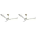 ANCHOR Sonora DLX Star Anti Dust High Speed Fan | 1200mm 1 Star Rated Ceiling Fan with 400 RPM (2 Yrs Warranty) (Pearl Cream Grey, 1 Piece) (Pack of 2)...
