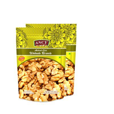 Ancy 100% Kashmiri Walnuts Without Shell (Kernels)- Akhrot Dry Fruit 500g (2x250g)