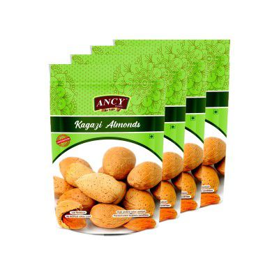 Ancy Foods Premium Dry Fruits (Kagazi badam 1kg)(Pack of 4x250g)