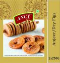 Ancy Foods Pure and Dry Big Size figs (Anjeer) Premium Quality 500gm (Pack of 2x250)...