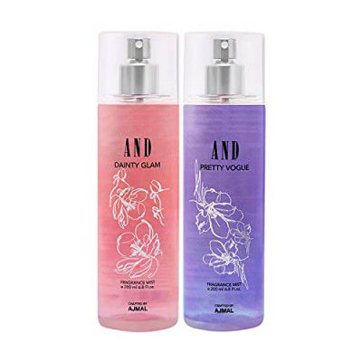 AND Dainty Glam & Pretty Vogue ( Pack Of 2 Body Mist ) 200ml Each