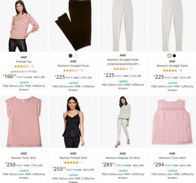 AND Women's Clothing 70%-92% Off