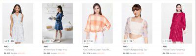 Upto 79% OFF - And Womens Clothings | Starts At Rs.169