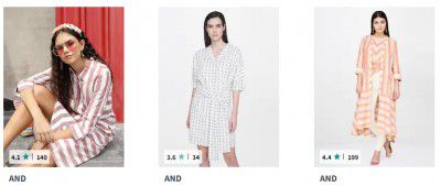 AND Womens Dresses Upto 80% Off