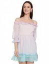 AND Women's Polyester A-Line Mini Dress...