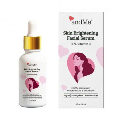 andMe 20% Vitamin C Skin Brightening Face Serum | Glowing Skin | 30 ML