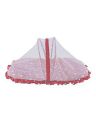 ANGAAKAR CLOTHINGS Baby Boys & Girls Printed 100% Organic Cotton Bed with Mosquito Zip Closure Net 0-6 Months (Red)...