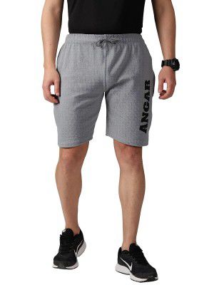 ANGAR Men's Polyester Shorts with Pockets Casual Bottoms Athletic, Workout, Lounge Sweat Shorts Boys Boxers