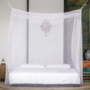 Anil Traders Mosquito net (macherdani) for Bed (White) (4*6 FT)...