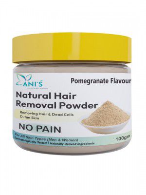ANI'S No Pain Pomegranate Natural Hair Removal Powder - 100g