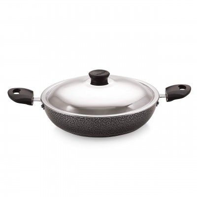 Anjali Diamond Classic Induction Kadai 2 LTR with S.S. Lid