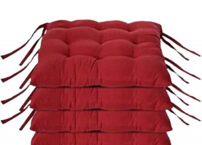 Anju Enterprises Microfiber Square Chair Pad/Cushio